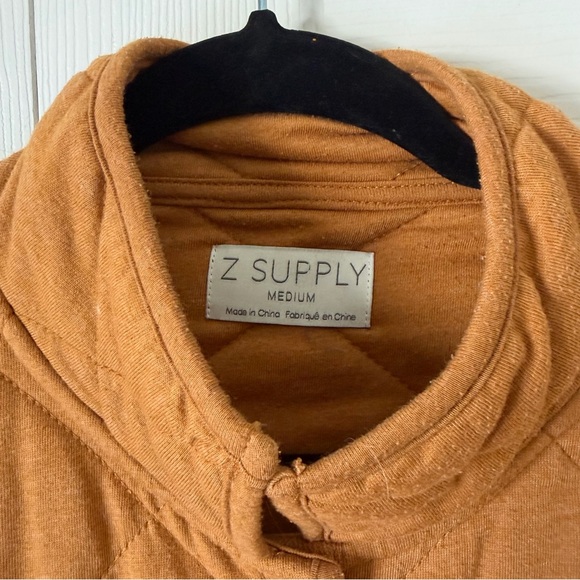 Z Supply Maya Quilted Camel Jacket - Picture 4 of 5